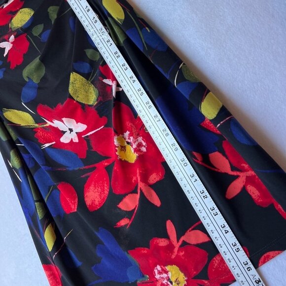 Lauren Ralph Lauren Colorful Floral Dress Size 10P - Picture 9 of 11